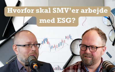 Vi taler om ESG og hvilke konsekvenser det nye CSRD direktiv kan få for SMV'er inden længe